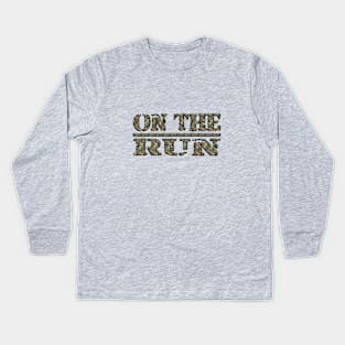 On the run Kids Long Sleeve T-Shirt